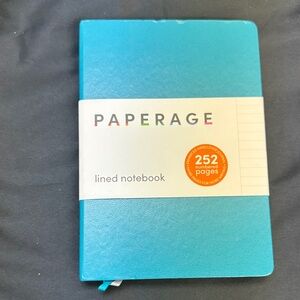Paperage 252 page Blue Lined hardcover Notebook